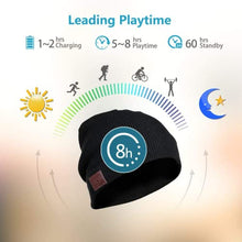 Carica l'immagine nel visualizzatore di Gallery, Cappello Bluetooth, Idee Regalo Natale Berretto Invernali Uomo Donna - Berretto Bluetooth 5.0 Musica Cappello Migliori Regali Natale con Cuffie Stereo e Microfono Viva Voce,Ultra Morbidi Lavabili