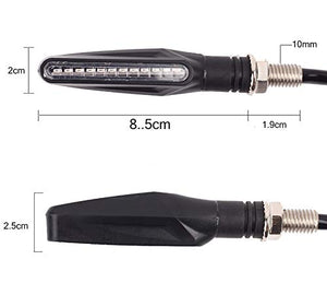 FEZZ Frecce Moto Led Omologate Indicatori di Direzione Universali... - Ilgrandebazar