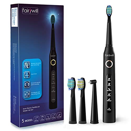 Spazzolino Elettrico Fairywill Ricaricabile Sonico per 507bk