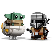 Carica l&#39;immagine nel visualizzatore di Gallery, LEGO 75317 , Star Wars Il Mandaloriano e il Bambino, Modellini da Costruire di Brickheadz con &#39;Baby Yoda&#39;, Set con Personaggi da Collezione, Idee Regalo da 10 anni in su