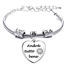 Carica l&#39;immagine nel visualizzatore di Gallery, lauhonmin Bracciale Regali di Ispirazione Braccialetti con ciondoli di... - Ilgrandebazar