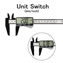 Carica l&#39;immagine nel visualizzatore di Gallery, Voldbov Calibro Digitale, Fibra di Carbonio a Corsoio 150mm / 6 inch... - Ilgrandebazar