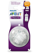 Carica l&#39;immagine nel visualizzatore di Gallery, Philips Avent Natural SCF654/27 Tettarelle Flusso Veloce, 3 Fori 6 Mesi+ - Ilgrandebazar