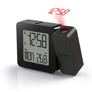Oregon Scientific PROJI RM338P-BK - Orologio con proiezione e doppio allarme...