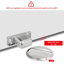 Carica l'immagine nel visualizzatore di Gallery, Fermaporta Magnetico in Metallo (2 pezzi), Forte arresto di porte...