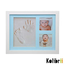 Carica l'immagine nel visualizzatore di Gallery, KOLIBRII-print Me, Cornice Impronte Neonato, Kit Impronta Mani E Piedi...
