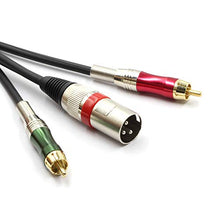 Carica l'immagine nel visualizzatore di Gallery, SiRear Cavo XLR maschio di alta qualità a 2 x XLRM-2RCA-1.5M