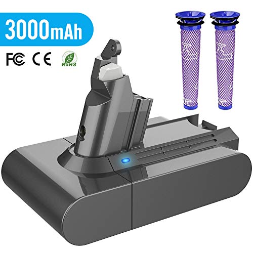 Yaber 3000mAh Batteria di Ricambio per Dyson V6 DC62 DC59 DC61 DC58 Animale...