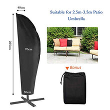 Carica l&#39;immagine nel visualizzatore di Gallery, Herefun Copertura per ombrellone, 265CM 420D Telo Copri ombrellone per...