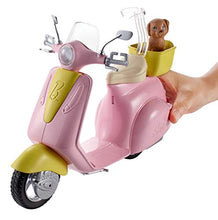 Carica l&#39;immagine nel visualizzatore di Gallery, Barbie Scooter e Cagnolino, Moto con Cucciolo e Casco, Bambola Non Inclusa,... - Ilgrandebazar