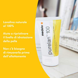 Medela Purelan 100 Crema alla Lanolina per Capezzoli, 37 g 37 grammi - Ilgrandebazar