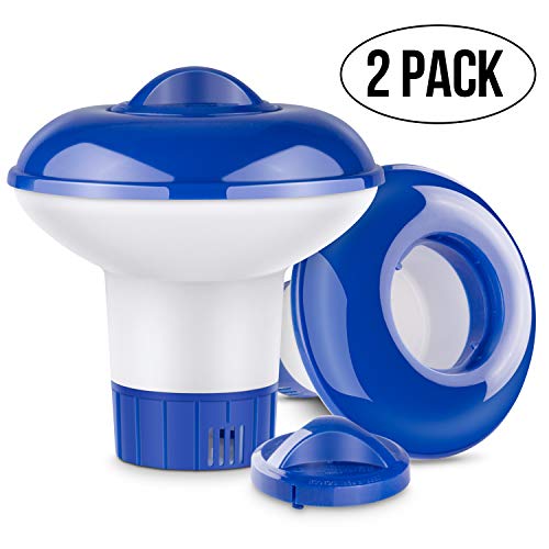 RenFox Dispenser Chimico, Dosatore di Cloro Galleggiante con Sfiati di...