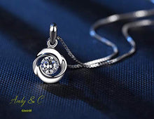 Carica l&#39;immagine nel visualizzatore di Gallery, Andy &amp; C Infinity Collana Donna Ragazza Argento 925 Cristalli Pendente Mamma... - Ilgrandebazar