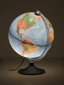 Tecnodidattica - Mappamondo Atmosphere Solid B, Luminoso, Girevole,... - Ilgrandebazar