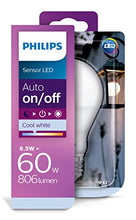 Carica l&#39;immagine nel visualizzatore di Gallery, Philips Lampadina LED Goccia 60 W, Sensore Crepuscolare, Attacco E27, 4000K,... - Ilgrandebazar