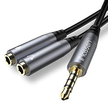 Carica l&#39;immagine nel visualizzatore di Gallery, Sdoppiatore Cuffie Audio Splitter, aux Adattatore Stereo Maschio 3,5...
