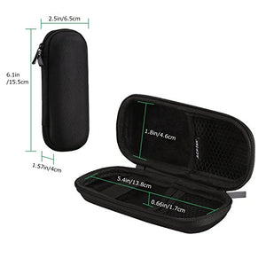 Custodia per Mp3; Registratore; APGTEK Protezione Lettore mp3 da 2,4 Nero - Ilgrandebazar