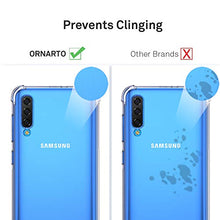 Carica l&#39;immagine nel visualizzatore di Gallery, ORNARTO Cover Samsung A50,Custodia Trasparente Assorbimento Morbida Chiaro