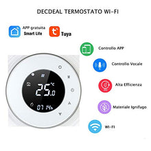 Carica l&#39;immagine nel visualizzatore di Gallery, Decdeal Termostato Wi-Fi per Caldaia a Gas,Termostato GC, Bianca