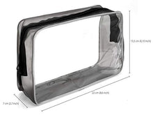 Carica l'immagine nel visualizzatore di Gallery, MyGadget Busta Trasparente da Viaggio per Aereo - Beauty Size L,