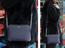 Carica l&#39;immagine nel visualizzatore di Gallery, David Jones - Piccola Borsa a Tracolla Spalla Donna Catena - Mano Blu
