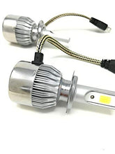 Carica l'immagine nel visualizzatore di Gallery, TEMPO DI SALDI Coppia Di Lampade A Led Per Auto Moto C6 H7 6000K Fari Luce...