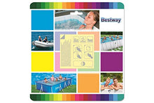 Carica l'immagine nel visualizzatore di Gallery, Bestway 62091 Toppe di Riparazione per Piscine, Resistenti all'Acqua, 10...