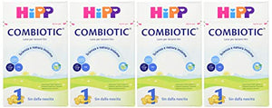 HiPP Latte 1 Combiotic Lattanti Polvere - Pacco da 4 x 600 gr - Ilgrandebazar
