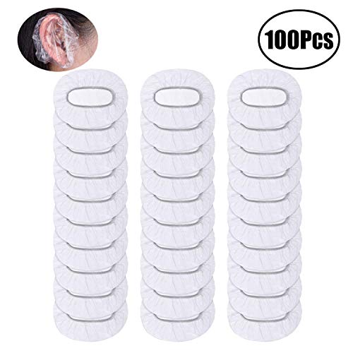 JZZJ 100 Pezzi Trasparente Monouso Doccia Orecchio Impermeabile Copertura... - Ilgrandebazar