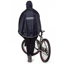 Carica l&#39;immagine nel visualizzatore di Gallery, sorliva Mantella Impermeabile, Poncho Impermeabile,Giacche Impermeabile nero - Ilgrandebazar