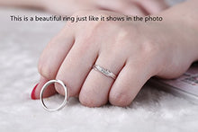 Carica l&#39;immagine nel visualizzatore di Gallery, sassu fine Endless Love Couple Rings Swarovski zirconi Argento 925...