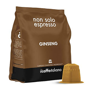 FRHOME - 50 Capsule Ginseng - Compatibili con Macchine da caffè Nespresso Il... - Ilgrandebazar