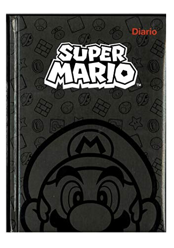 Diario Standard 12M Nero Super Mario