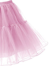 Carica l'immagine nel visualizzatore di Gallery, Bridesmay Donna 50s Vintage Sottoveste Rete Sottogonna Retro Breve S, Pink - Ilgrandebazar