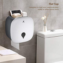 Carica l'immagine nel visualizzatore di Gallery, Decdeal Dispenser di Carta Igienica Parete,Non Forato,CHUANGDIAN White - Ilgrandebazar