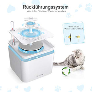 isYoung - Fontana per Cani e Gatti, con indicazione della quantità di Acqua,...