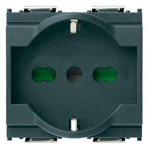 Vimar 16211 Idea Presa universale 2P+T 16A grigio - Ilgrandebazar