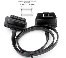 Carica l&#39;immagine nel visualizzatore di Gallery, LoongGate OBD-II OBD2 Cavo di prolunga Profilo Ultra Basso - 1 to 1 Flat 0.6m - Ilgrandebazar