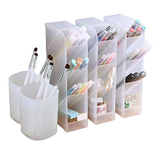 Portapenne In Acrilico Trasparente, Organizer Da Scrivania Multifunzionale A 4 Scomparti Supporto Per Penne Matite E Pennelli Da Trucco 98837040 Portapenne In Acrilico Trasparente, Organizer Da Scrivania Multifunzionale A 4 Scomparti Supporto Per Penne Matite E Pennelli Da Trucco 98837040