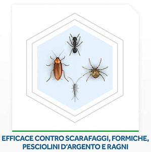 Raid Max Scarafaggi & Formiche 3 in 1, Spray Insetticida, Eucalipto, 1 Confezione da 400ml