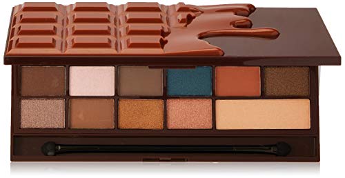 Makeup Revolution Palette per ombretti al cioccolato cuore con specchio e... - Ilgrandebazar