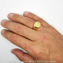 Carica l&#39;immagine nel visualizzatore di Gallery, BOBIJOO JEWELRY - Anello Uomo Iniziali Incise sulla Y - Acciaio 316 - Oro - Ilgrandebazar
