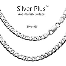 Carica l&#39;immagine nel visualizzatore di Gallery, STERLL Uomo Catena Argento 925 Senza Pendente Sacchetto per Gioielli Regalo...