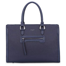 Carica l&#39;immagine nel visualizzatore di Gallery, David Jones - Borsa a Mano Donna Lavoro Grande Capacità - Tote Shopper Blu