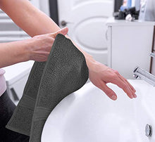 Carica l'immagine nel visualizzatore di Gallery, Utopia Towels - Set di Asciugamani Mani (4 Pezzi, 41x 71 cm/ 16x28 Grigio - Ilgrandebazar
