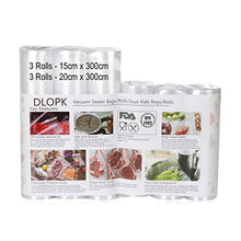 Carica l&#39;immagine nel visualizzatore di Gallery, Sottovuoto Sacchetti Rotoli da 3 6 Packs 15X300cm and 20x300cm - Ilgrandebazar