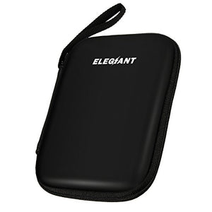 'ELEGIANT Custodia rigida con Zip per hard disk portatile (2,5), Custodia...