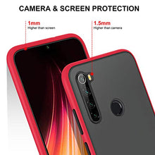 Carica l'immagine nel visualizzatore di Gallery, YATWIN Serie Antiurto, Cover Compatibile per Xiaomi Redmi Note 8, Rosso