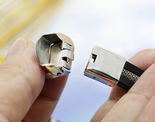 Carica l&#39;immagine nel visualizzatore di Gallery, sailimue Gioielli in Acciaio Inossidabile Gel di Silice Uomo Bracciali per...