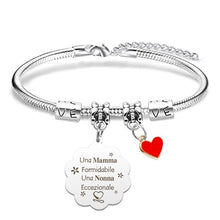 Carica l'immagine nel visualizzatore di Gallery, Bracciale Nonna, Regalo Nonna, Regalo Nonna Compleanno, Nonna Idee Regalo, Regalo Festa Della Nonna, Regali Per Nonna Regalo Pensione Nonna Personalizzati, Regalo Nonna Natale